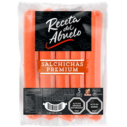 Salchichas Receta del Abuelo Premium 250 g 5 un.