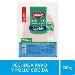 Pechuga de Pavo y Pollo Sopraval Cocida 200 g