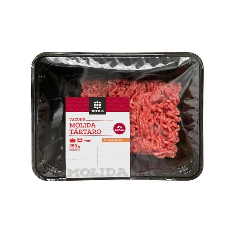 Carne Molida Tártaro 4% Tottus 250 g