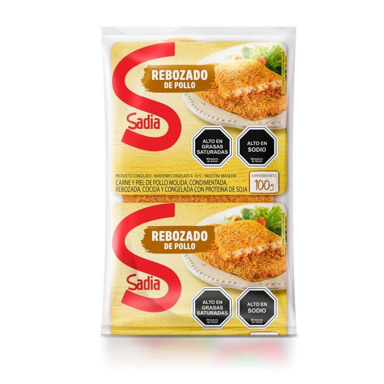 Rebozado de Pollo Congelado Sadia 100 g